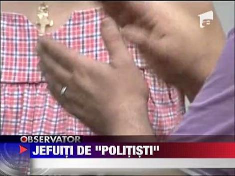 UPDATE / Jefuiti de politisti falsi