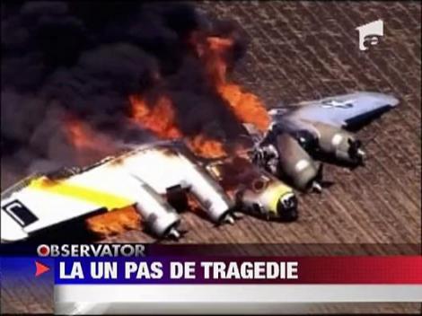 Bombardier prabusit imediat dupa decolare
