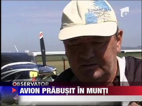 Avion prabusit in munti