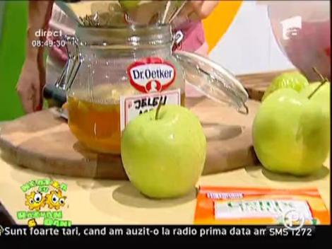 Jeleu de mere si menta cu limette