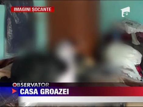 IMAGINI SOCANTE / Tanara tinuta legata cu lantul de pat