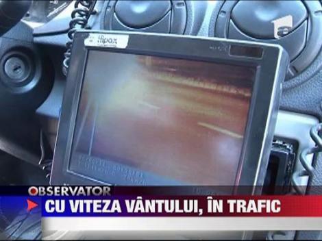 Cu 152 de km la ora cu motocicleta prin oras