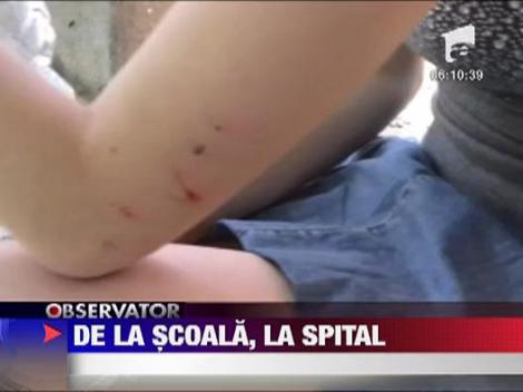 Eleva batuta crunt la scoala