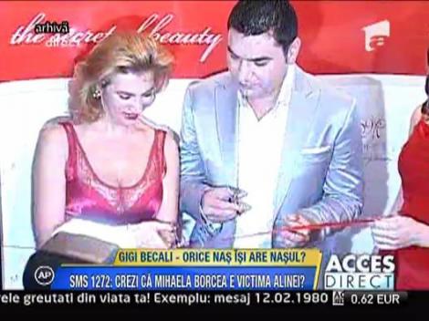 Gigi Becali: "Borcea o vrea Alina cu orice pret"