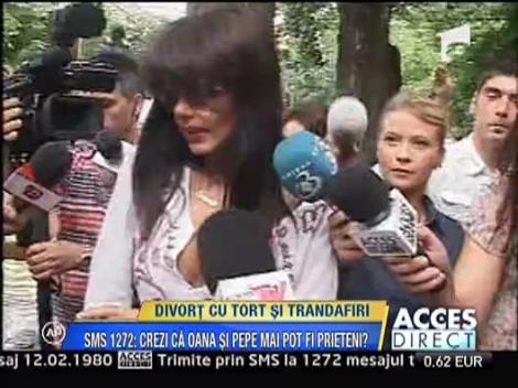 Oana si Pepe, divort cu tort si trandafiri