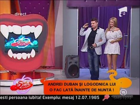Andrei Duban a venit alaturi de logodnica la Un Show Pacatos