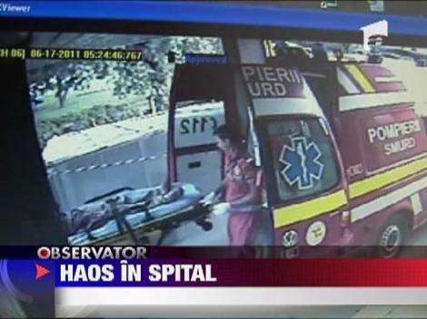 Scene de lupta intr-un spital din Bacau