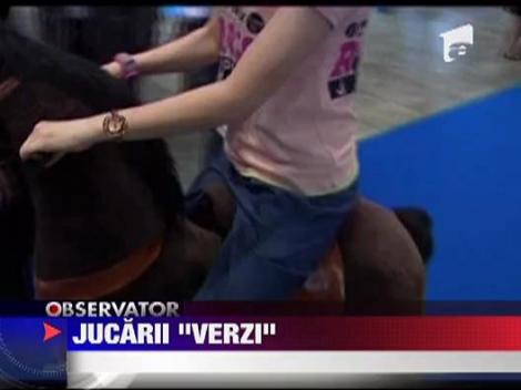 Caii de jucarie care se deplaseaza folosind forta musculara