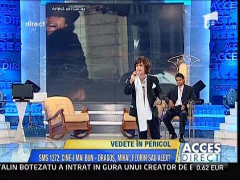 Vedetele in pericol / Florin Piersic, imitat la indigo