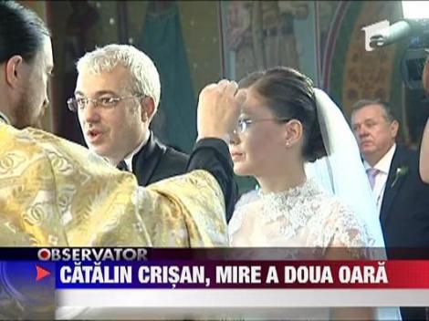 Catalin Crisan s-a casatorit a doua oara
