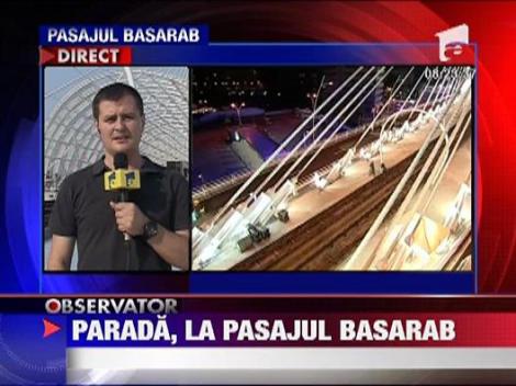 Parada cu fanfara, la Pasajul Basarab