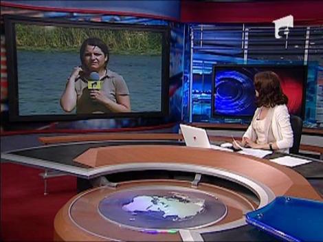 Sportiv inecat in Lacul Snagov