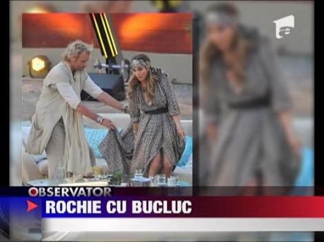 Rochie cu bucluc pentru J Lo