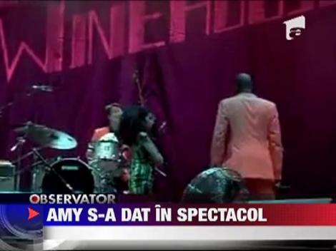 AMY a aparut beata pe secna la Belgrad