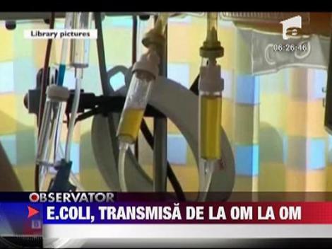 E.Coli, transmisa de la om la om