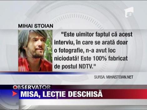 O televiziune indiana a prezentat un reportaj din tabara MISA