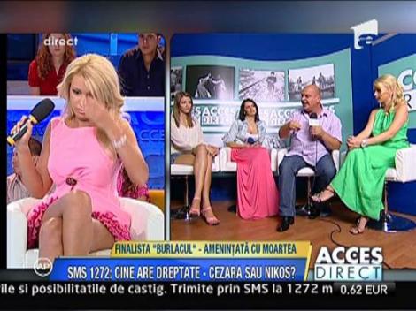 Vezi aici mesajele de amenintare la adresa Cezarei Darie