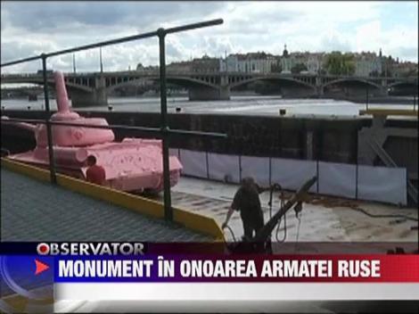 Monument in onoarea armatei ruse