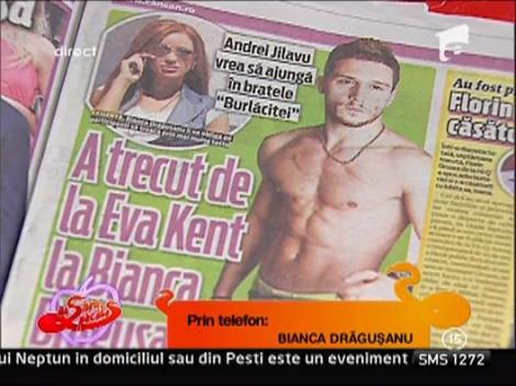 Bianca Dragusanu, primita cu praz si ceapa