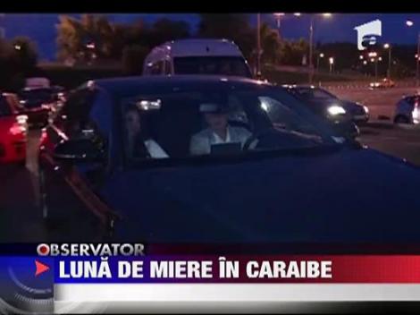 Cristi Borcea si Alina Vidican au plecat in luna de miere