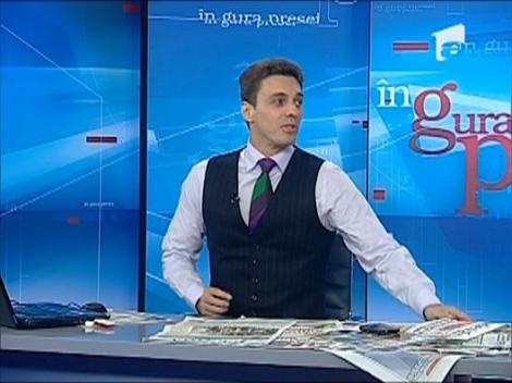 Mircea Badea prezinta stire despre Sorin Blejnar