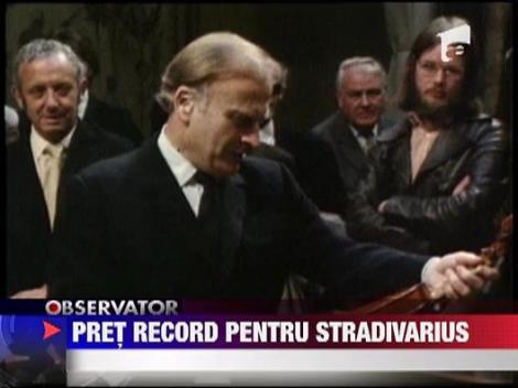 Record mondial de pret pentru un Stradivarius