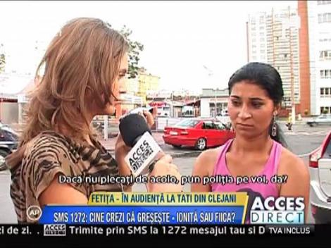 Ramona, fiica lui Ionita din Clejani, a mers sa-si vada tatal