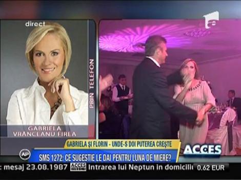 Gabriela Vranceanu Firea si Florin Pandele, cadou de nunta