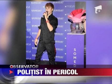 Justin Bieber, atacat de un necunoscut‎