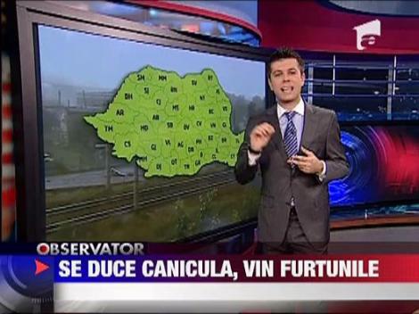 Vremea se schimba in weekend: Vin ploile in toata tara