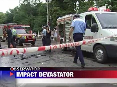 IMAGINI SOCANTE / Accident deosebit de grav in Capitala