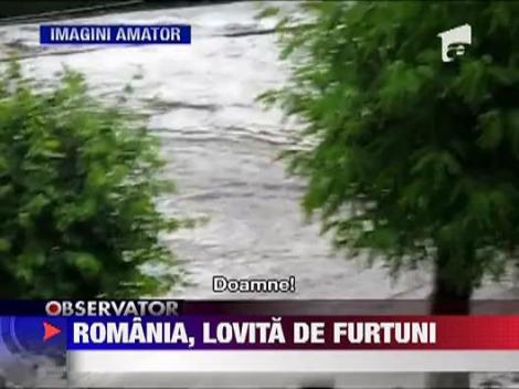Romania, lovita de furtuni