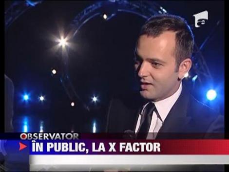 In public, la X Factor