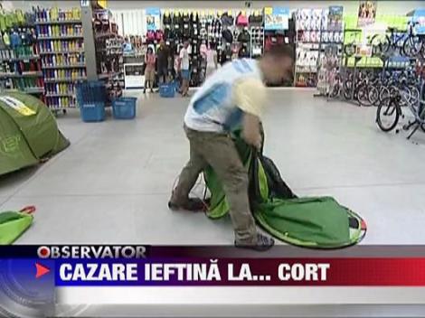 Cea mai ieftin cazare... la cort