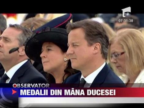 Kate Middleton, pentru prima data la o ceremonie militara