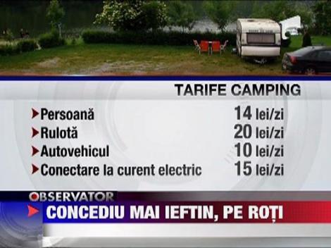 Rulota, cazarea cea mai ieftina