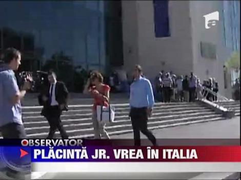 Fiul senatoarei Sorina Placinta, cercetat de autoritati, vrea in Italia