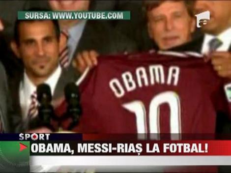 Barack Obama se vrea Messi