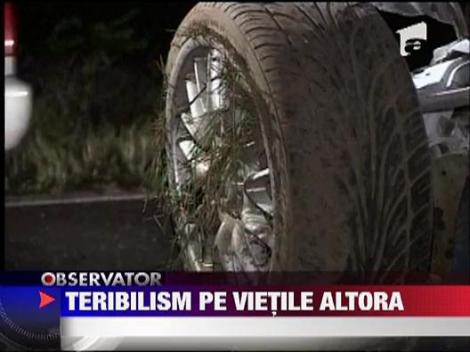 Accident tragic pe drumul Constanta-Mangalia: Un tanar decapitat si 4 raniti