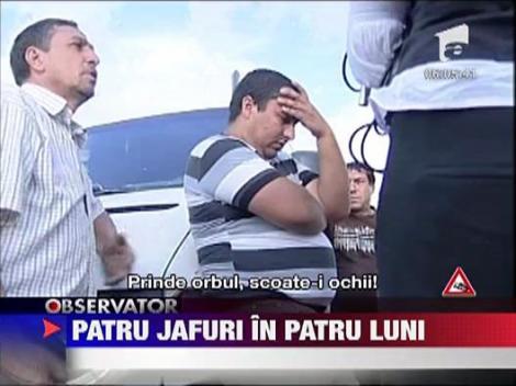 Jaf ca-n filme pe soseaua de centura a Capitalei