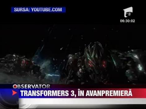 Transformers 3, in avanpremiera
