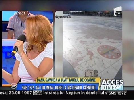 Dana Savuica a luat taurul de coarne in vacanta