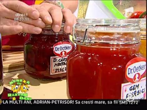 Dulceata de capsuni cu nectarine