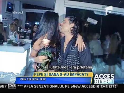 Pepe: Nu m-am impacat cu Oana si nici nu o sa ne impacam