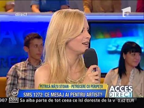 Maria Carneci a adus un cocos pentru Petrica Matu Stoian