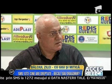 Scandal intre Becali si Dragomir