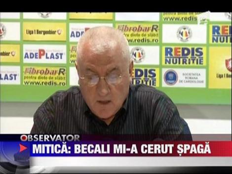 Dragomir: "Gigi Becali mi-a cerut spaga"