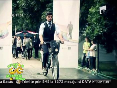 Miscare in aer liber pe bicicleta