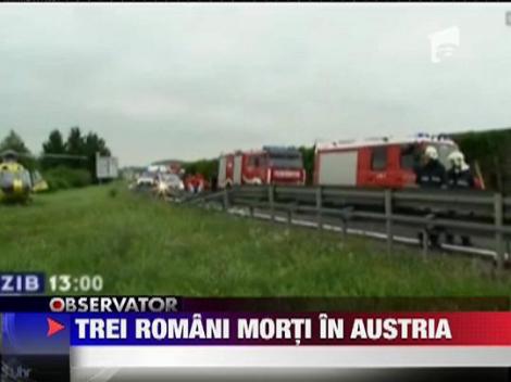 Trei romani au murit in urma unui accident auto in Austria‎