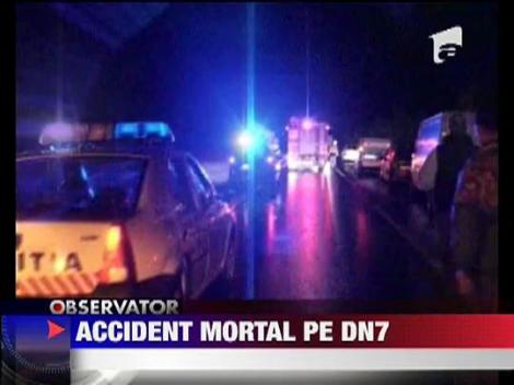 Accident mortal pe DN7